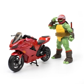 The Loyal Subjects Teenage Mutant Ninja Turtles BST AXN IDW Raphael 5-inch Action Figure with Metall...