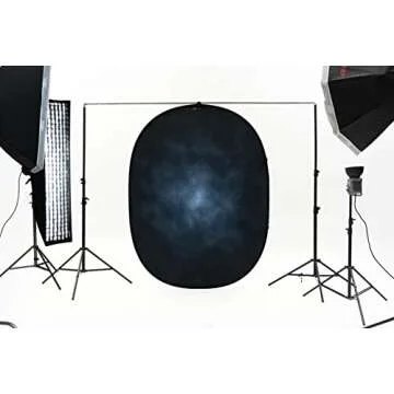 Kate Collapsible Backdrop Pop Up Backdrops Blue Portable Background for Portrait Photography, for Vi...