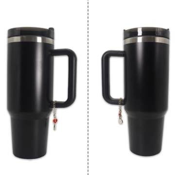 Personalized Heart Shape Letter Charms for Stanley Cup