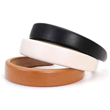 Chic Lvyeer Leather Headbands for Stylish Women