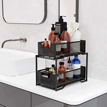 Sliding Basket Organizer - Stackable & Stylish Storage Solution