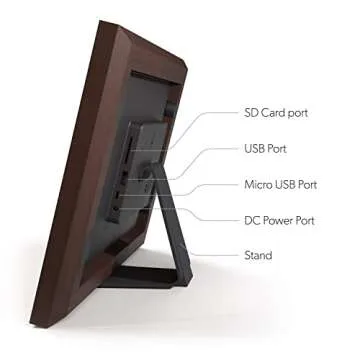 Brookstone PhotoShare 8” Digital Picture Frame with WiFi