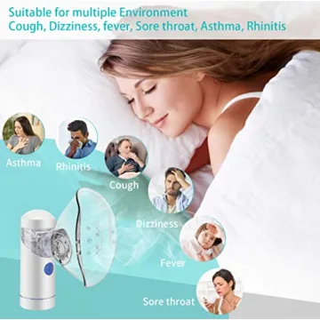 Portable Nebulizer with Rechargeable Battery and Warranty