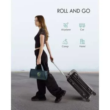 Kaisa Weighted Lap Blanket 7 lbs 41" x 53", Cozy Luxury Crystal Velvet Small Weighted Blanket for Adults, Portable Travel Weighted Blanket for Relaxation, All-Season Blanket, Machine Washable, Green