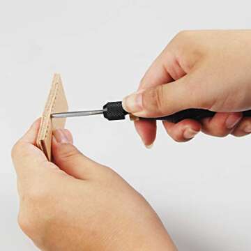 OWDEN 4 in 1 Awl Tool Set for Leathercraft Professionals