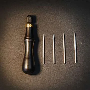 OWDEN 4 in 1 Awl Tool Set for Leathercraft Professionals