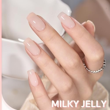 GAOY Milky Jelly Gel Polish Set for Stunning Nail Art