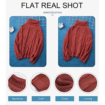 Dokotoo Cozy Winter Sweater for Chic Layering Style