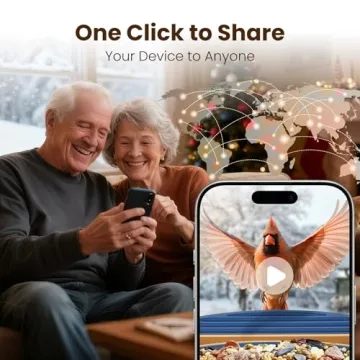 Smart Bird Feeder Camera with AI and 2.5K Video