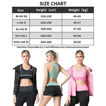 5 piece Workout Outfits Set for Women Sportswear Training Wear for Doing Yoga, Dancing, Fitness(pink-L)