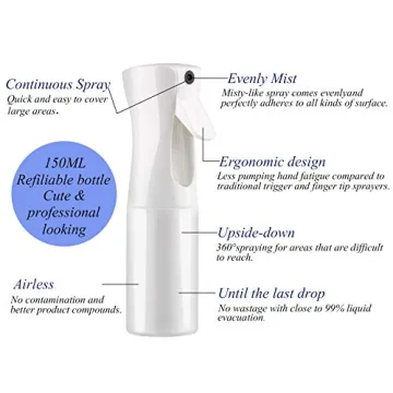 Yebeauty Misting Spray Bottle for Hair and Plants - Fine Mist