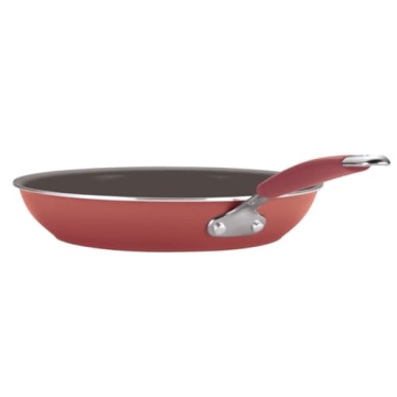Rachael Ray Nonstick Cookware Set in Cranberry Red - 12 Piece