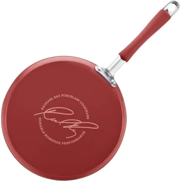 Rachael Ray Nonstick Cookware Set in Cranberry Red - 12 Piece