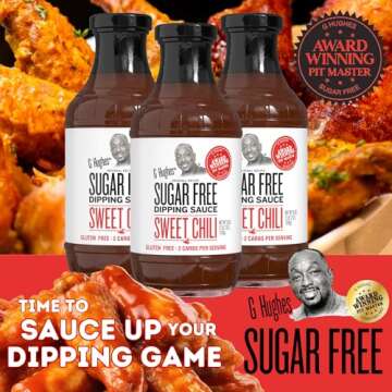 G Hughes Sugar Free, Sweet Chili Sauce - Gluten Free Dipping Sauces, Sugar Free Sauce, No Sugar Hot ...