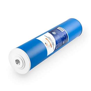 Aquaboon 5 Micron 20 x 4.5 Premium GAC Filter - Granular Activated Carbon Water Filter Cartridge Rep...