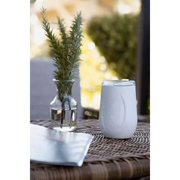 Vinglacé Insulated Stemless Wine Glass with Glass Insert