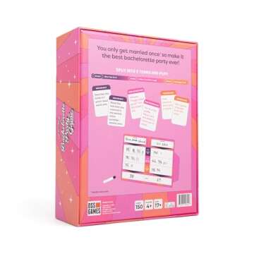 DSS Games The Ultimate Bachelorette Party Game | Card Games with 150 Prompt Cards | Party Card Game ...