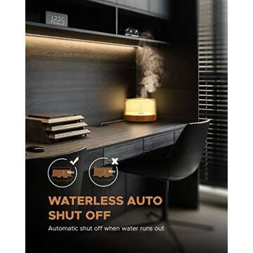 Muson Essential Oil Diffuser Combo with Sounds and Light