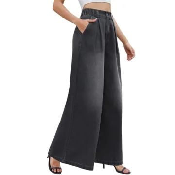Tapata Women's 33" Inseam Tall Wide Leg Jeans - Perfect Fit for Every Occasion