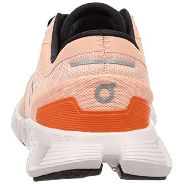 On Women's Cloud X 3 Sneakers, Rose/Sand, Pink, 8.5 Medium US