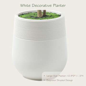 Bellacat 6ft Minimalist Artificial Citrus Tree with Large Exquisite Planter, 72in Faux Citrus Tree with Realistic Leaves, Faux Tree Indoor Outdoor for Home Office Living Room Bedroom Porch Decor.