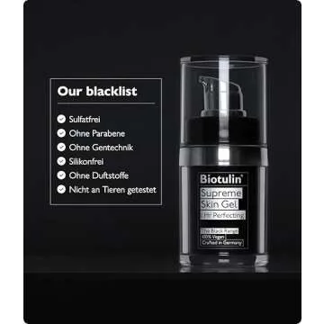 Biotulin Supreme Skin Gel Natural Anti Aging Serum 0.5 oz