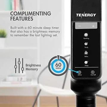 Tenergy LED 2-in-1 Floor and Desk Lamp for All Needs
