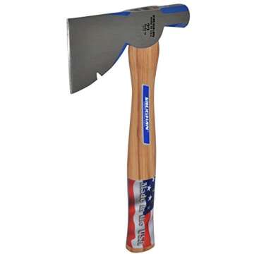 Vaughan SH2 22-Ounce Carpenters Half Hatchet, Flame Treated Hickory Handle, 13-Inch Long.