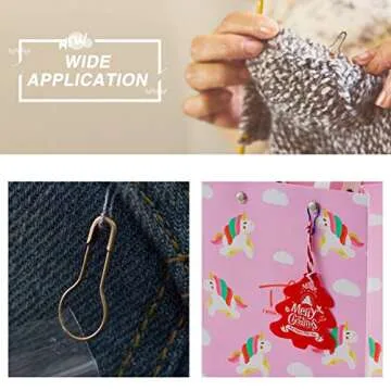 Biubee 1000 Pcs Bulb Gourd Pins for Knitting & Crafting