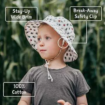 JAN & JUL Boys' Summer Bucket Hat for Toddler 2-5
