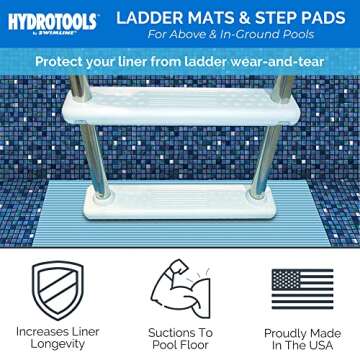Swimline HydroTools Protective Pool Ladder Mat, Multi, One Size (87953)