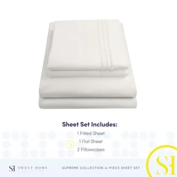 Luxurious 1800 Thread Count Sheet Set for Ultimate Comfort