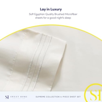 Luxurious 1800 Thread Count Sheet Set for Ultimate Comfort