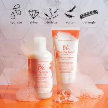 Bumble and bumble. Hairdresser's Invisible Oil Hydrating Conditioner | Hydrating, Anti Frizz, Shine, Color Safe | Curly, Wavy, Straight | With Argan Oil, Coconut Oil + Grapeseed Oil, 6.7 Fl Oz