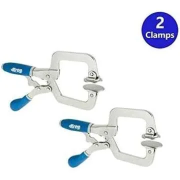 Kreg Tool Company - Kreg KHI-SLIDE Installation Jig Drawer Slide Jig and Kreg KHC-PREMIUM Face Clamp (2 Pack)