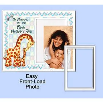 To Mommy on Our First Mothers Day Giraffe Picture Frame