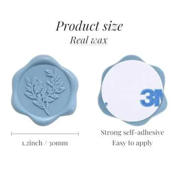 Elegant UNIQOOO Wax Seal Stickers for All Occasions
