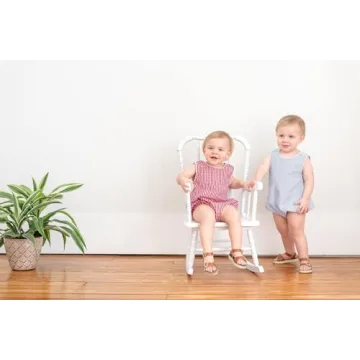 Lil Cactus Light Blue Seersucker Baby Romper 3-6M