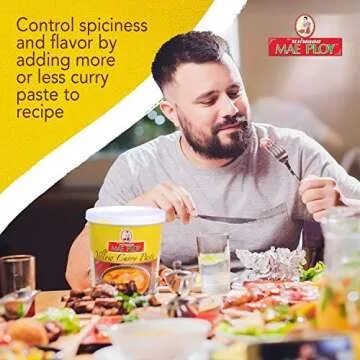 Mae Ploy Thai Yellow Curry Paste - Authentic Flavor