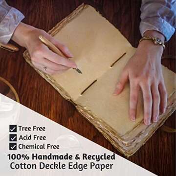 LEATHER VILLAGE Vintage Leather Journal - 200 Pages