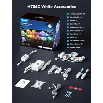 Govee Outdoor Lights Pro 200ft RGBIC LED Smart Weatherproof