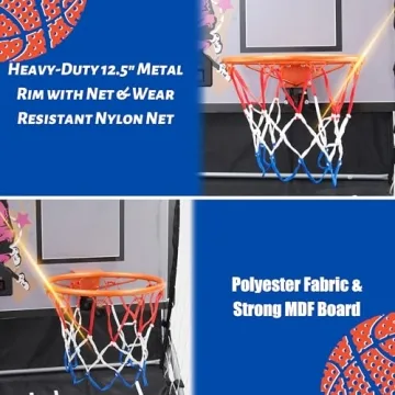 Dual Basketball Arcade Game with LED Scoring System