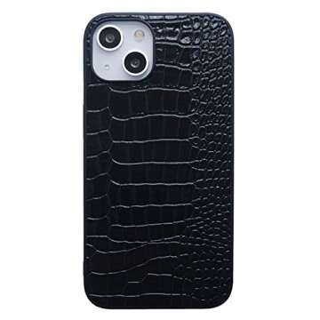 Stylish DMaos iPhone 13 Pro Max Case in Crocodile Design