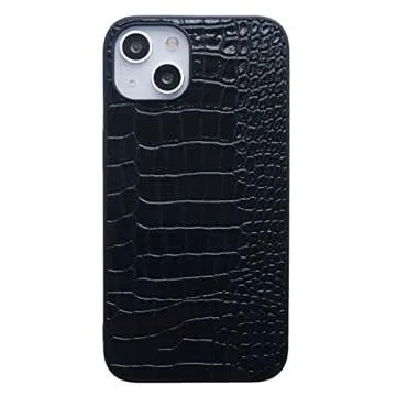 Stylish DMaos iPhone 13 Pro Max Case in Crocodile Design