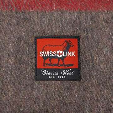 Extra Heavy Duty Swiss Army Wool Blanket for Camping