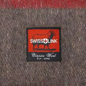 Extra Heavy Duty Swiss Army Wool Blanket for Camping