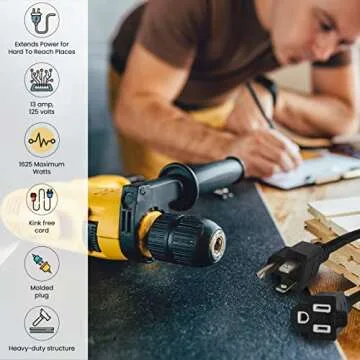 Go Green Power Inc. Outdoor Extension Cord