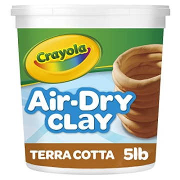 Crayola 5lbs Air Dry Clay for Kids Terra Cotta Bulk Craft
