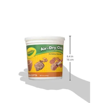 Crayola 5lbs Air Dry Clay for Kids Terra Cotta Bulk Craft