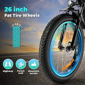 Speedrid Electric Bike 48V 500W Fat Tire for Commuting